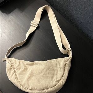 Stylish Cream Crossbody Bag